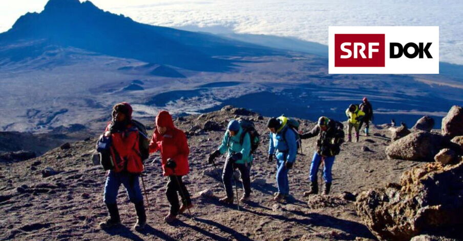 Das Schweizer Fernsehen DOK mit kiliman auf dem Kilimanjaro